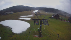 Dolní část sjezdovky Skiareálu Ramzová