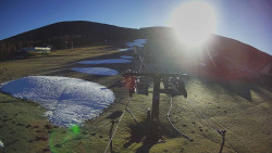 Dolní část sjezdovky Skiareálu Ramzová