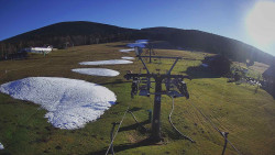 Dolní část sjezdovky Skiareálu Ramzová