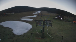 Dolní část sjezdovky Skiareálu Ramzová