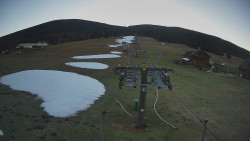 Dolní část sjezdovky Skiareálu Ramzová