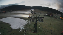 Dolní část sjezdovky Skiareálu Ramzová