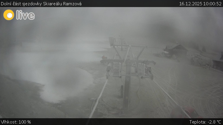 Horské atrakce Ramzová - Dolní část sjezdovky Skiareálu Ramzová - 16.12.2025 v 10:00