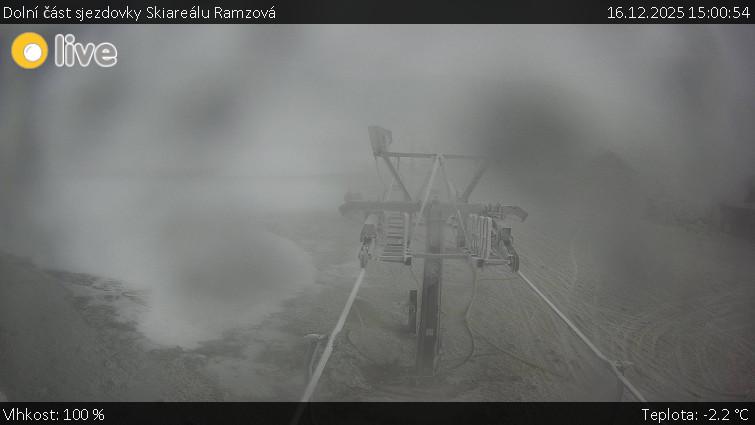 Horské atrakce Ramzová - Dolní část sjezdovky Skiareálu Ramzová - 16.12.2025 v 15:00