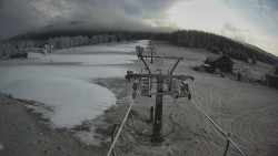 Dolní část sjezdovky Skiareálu Ramzová