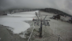 Dolní část sjezdovky Skiareálu Ramzová