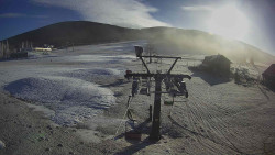 Dolní část sjezdovky Skiareálu Ramzová