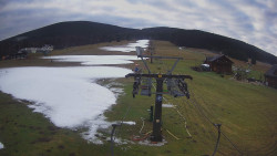 Dolní část sjezdovky Skiareálu Ramzová