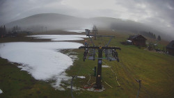 Dolní část sjezdovky Skiareálu Ramzová