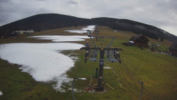 Dolní část sjezdovky Skiareálu Ramzová