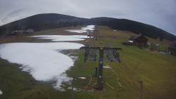 Dolní část sjezdovky Skiareálu Ramzová