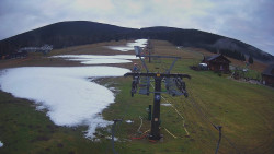 Dolní část sjezdovky Skiareálu Ramzová