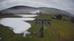 Dolní část sjezdovky Skiareálu Ramzová