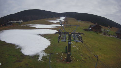 Dolní část sjezdovky Skiareálu Ramzová