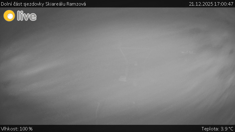 Horské atrakce Ramzová - Dolní část sjezdovky Skiareálu Ramzová - 21.12.2025 v 17:00