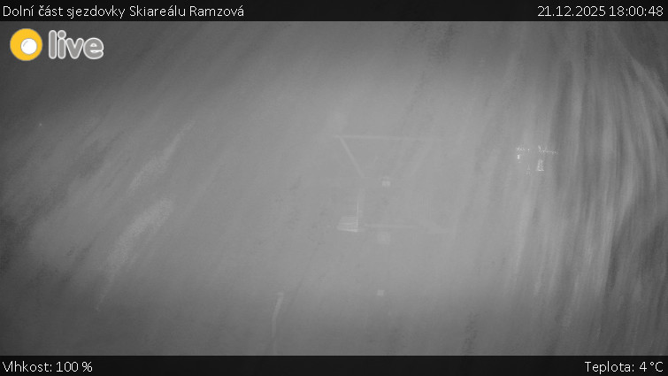 Horské atrakce Ramzová - Dolní část sjezdovky Skiareálu Ramzová - 21.12.2025 v 18:00