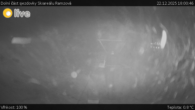 Horské atrakce Ramzová - Dolní část sjezdovky Skiareálu Ramzová - 22.12.2025 v 18:00