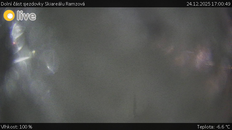 Horské atrakce Ramzová - Dolní část sjezdovky Skiareálu Ramzová - 24.12.2025 v 17:00