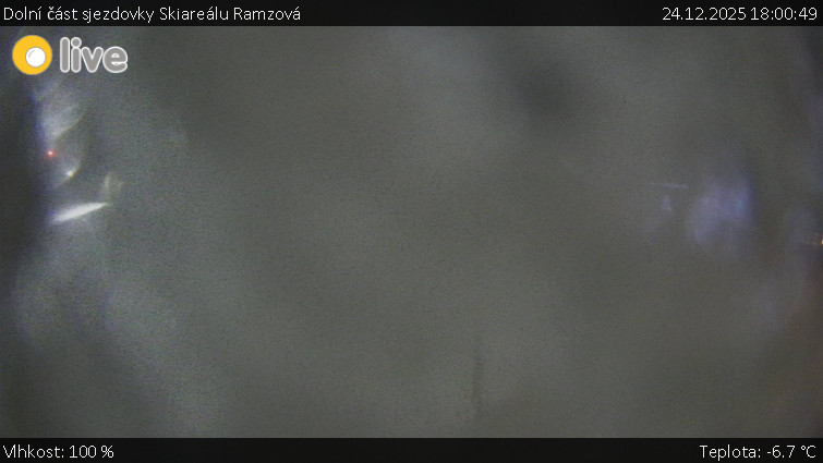 Horské atrakce Ramzová - Dolní část sjezdovky Skiareálu Ramzová - 24.12.2025 v 18:00
