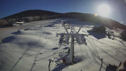 Dolní část sjezdovky Skiareálu Ramzová