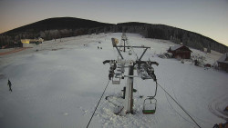 Dolní část sjezdovky Skiareálu Ramzová