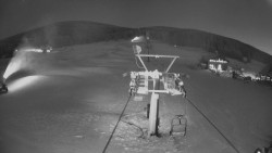 Dolní část sjezdovky Skiareálu Ramzová