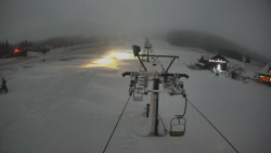 Dolní část sjezdovky Skiareálu Ramzová