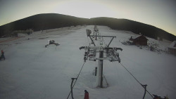 Dolní část sjezdovky Skiareálu Ramzová