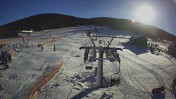 Dolní část sjezdovky Skiareálu Ramzová