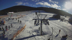 Dolní část sjezdovky Skiareálu Ramzová