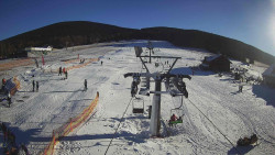 Dolní část sjezdovky Skiareálu Ramzová