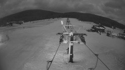 Dolní část sjezdovky Skiareálu Ramzová