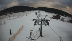 Dolní část sjezdovky Skiareálu Ramzová