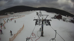 Dolní část sjezdovky Skiareálu Ramzová