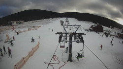 Dolní část sjezdovky Skiareálu Ramzová