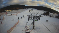 Dolní část sjezdovky Skiareálu Ramzová