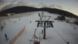 Dolní část sjezdovky Skiareálu Ramzová