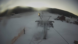 Dolní část sjezdovky Skiareálu Ramzová