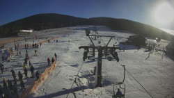 Dolní část sjezdovky Skiareálu Ramzová