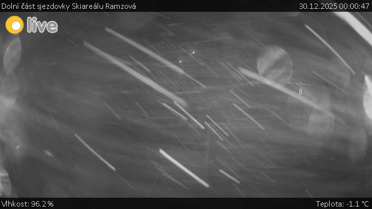 Horské atrakce Ramzová - Dolní část sjezdovky Skiareálu Ramzová - 30.12.2025 v 00:00