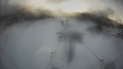 Dolní část sjezdovky Skiareálu Ramzová