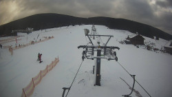 Dolní část sjezdovky Skiareálu Ramzová