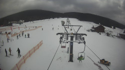 Dolní část sjezdovky Skiareálu Ramzová