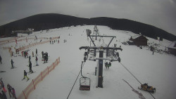 Dolní část sjezdovky Skiareálu Ramzová