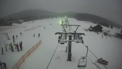 Dolní část sjezdovky Skiareálu Ramzová