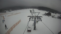 Dolní část sjezdovky Skiareálu Ramzová