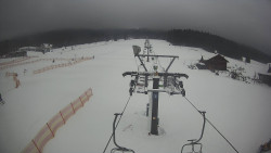 Dolní část sjezdovky Skiareálu Ramzová