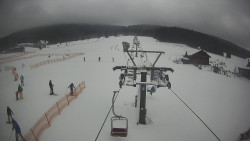 Dolní část sjezdovky Skiareálu Ramzová