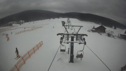 Dolní část sjezdovky Skiareálu Ramzová