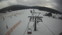 Dolní část sjezdovky Skiareálu Ramzová